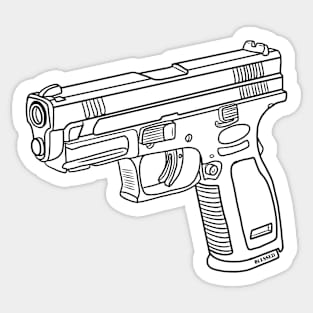 BLESSED GUN Sticker